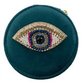 Jewellery Travel Case - Beaded Eye Design